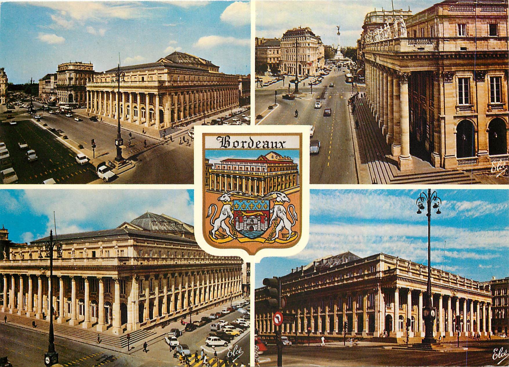 CPM Bordeaux La facade du Grand Theatre 