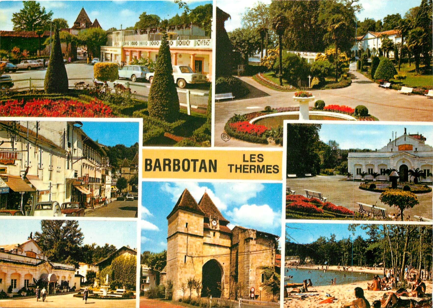 Barbotan-les-Thermes — vue panoramique — S.A. Crêtes Postales APA-POUX ALB. 1968