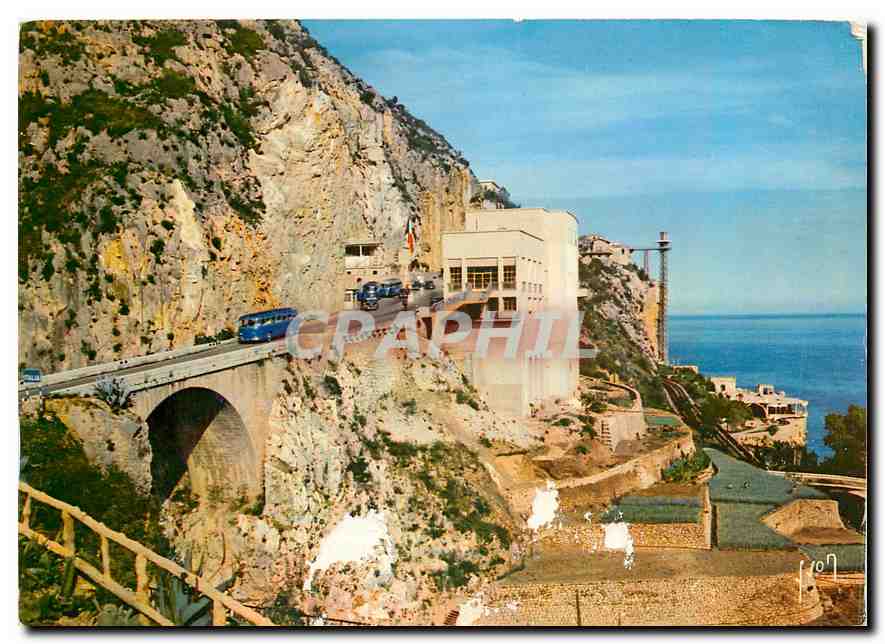 CPM Menton Alpes Maritimes Frontiere Franco Italienne 