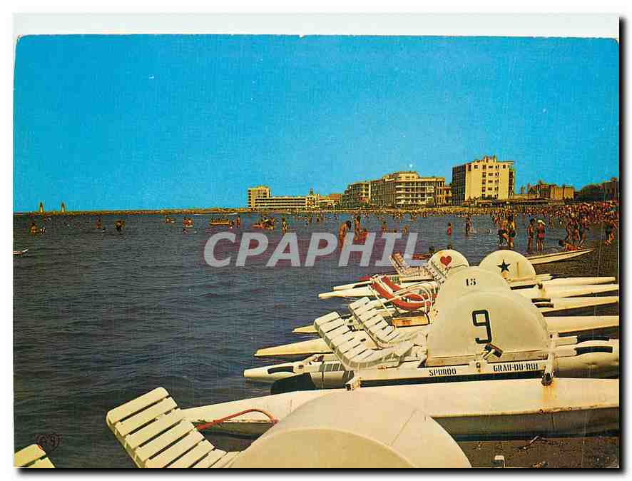 CPM Le Grau du Roi Gard La Plage Rive gauche 