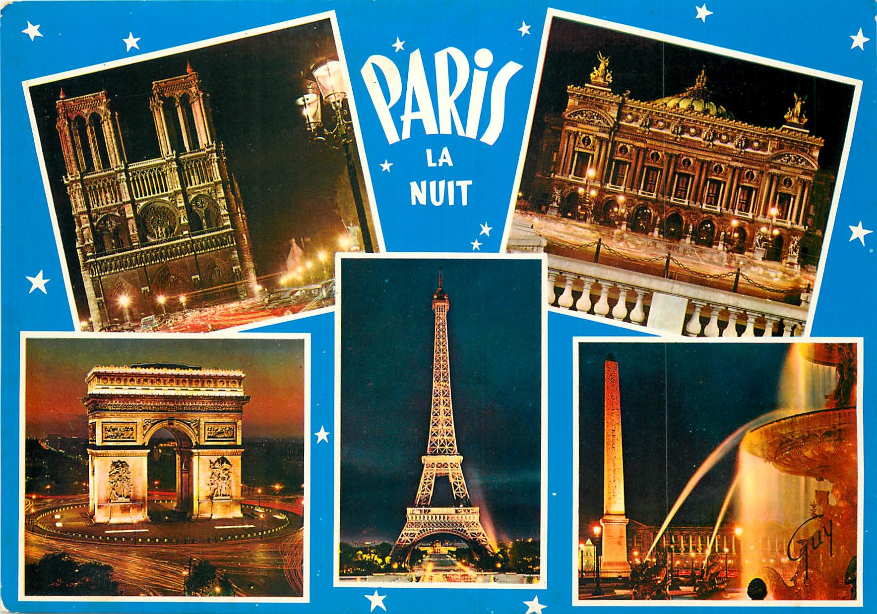 CPM Paris et ses Merveilles La cathedrale Notre Dame L'Opera 