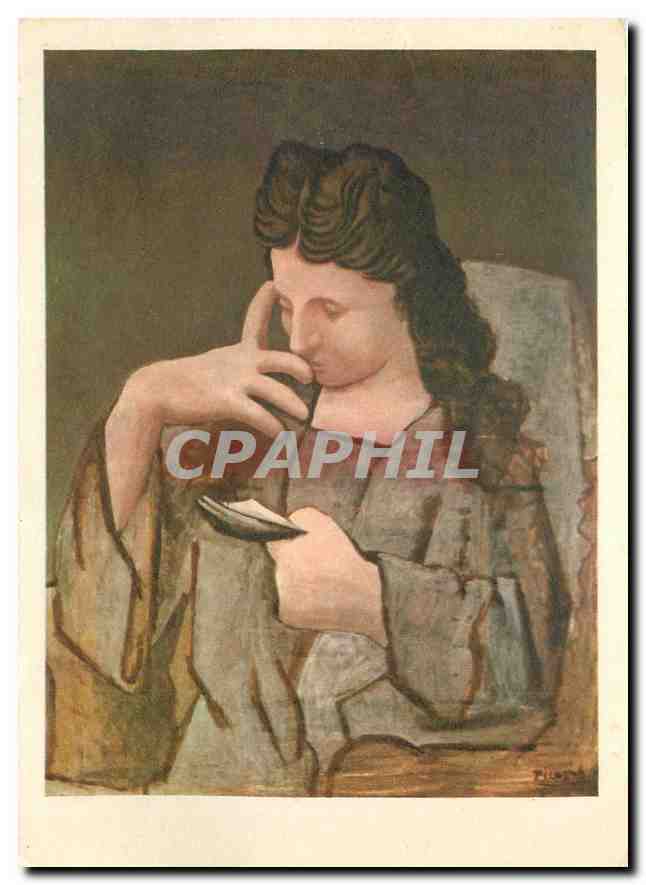 CPM Pablo Ruiz Picasso Femme lisant 