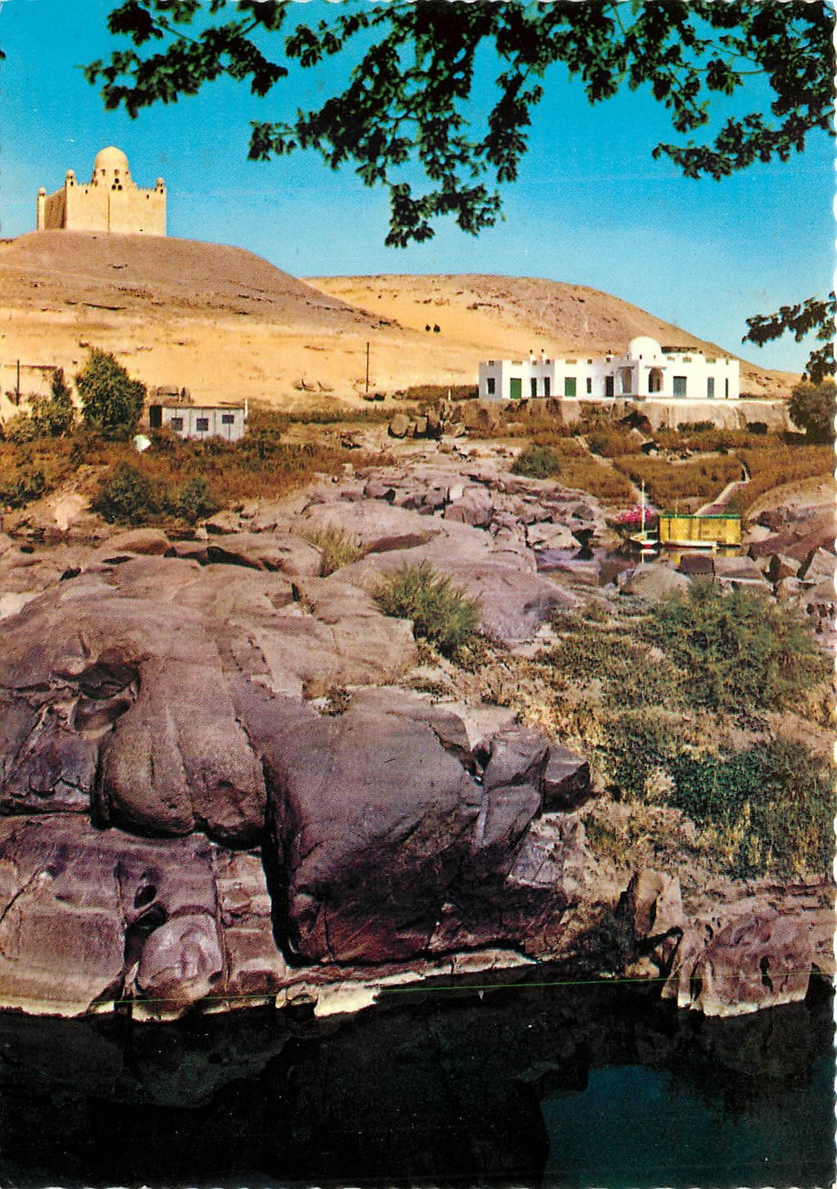 CPM Assouan Mausolee de l'Aga Khan et villa de la Begum 
