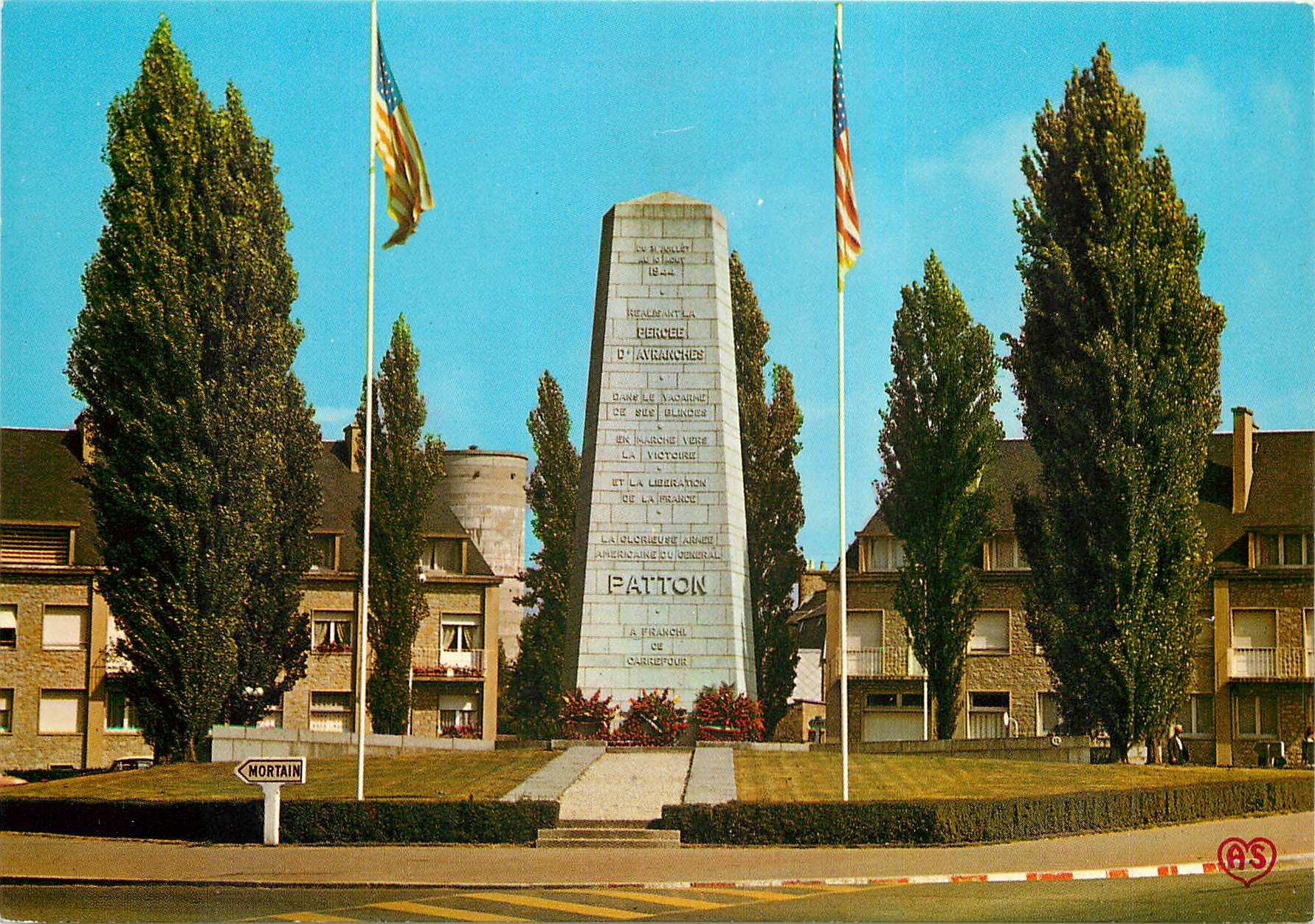 Avranches — Monument Patton — éditeur ARTAUD, n° XR 152