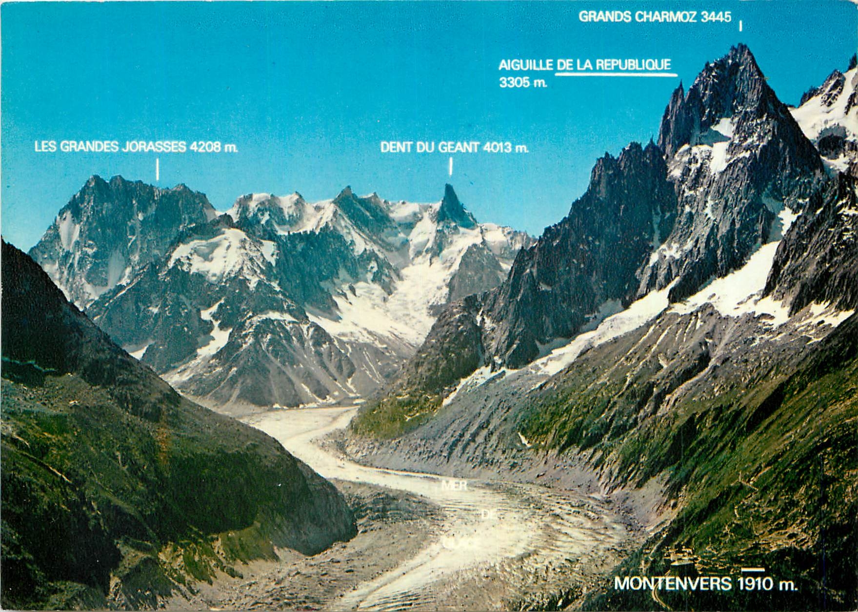 CPM Chamonix Mont Blanc Hte Savoie La mer de glace 
