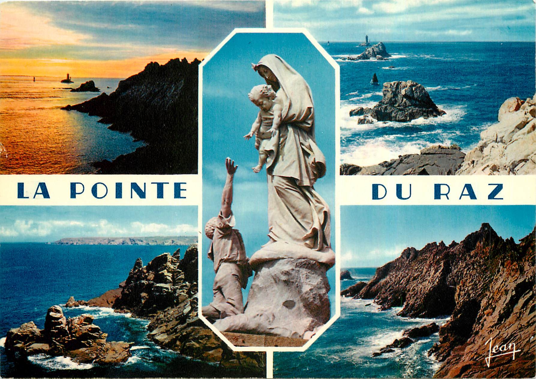 CPM La Bretagne La Pointe du Raz Sud Finistere Coucher de Soleil 