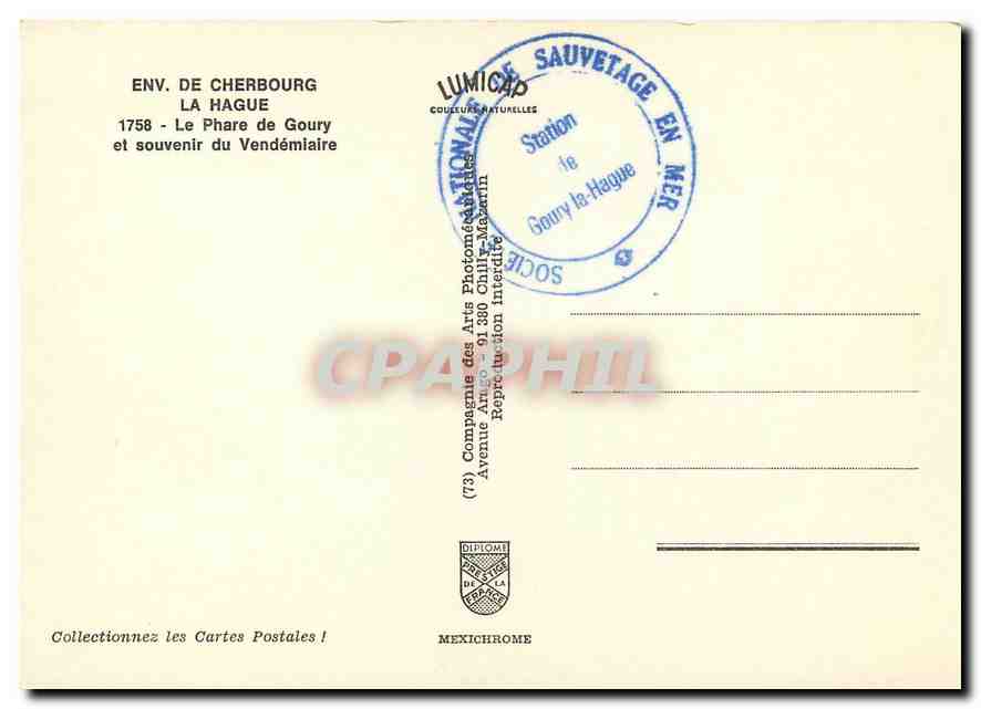 Phare de Goury — Le Vendémiaire — IRIS — Reverso