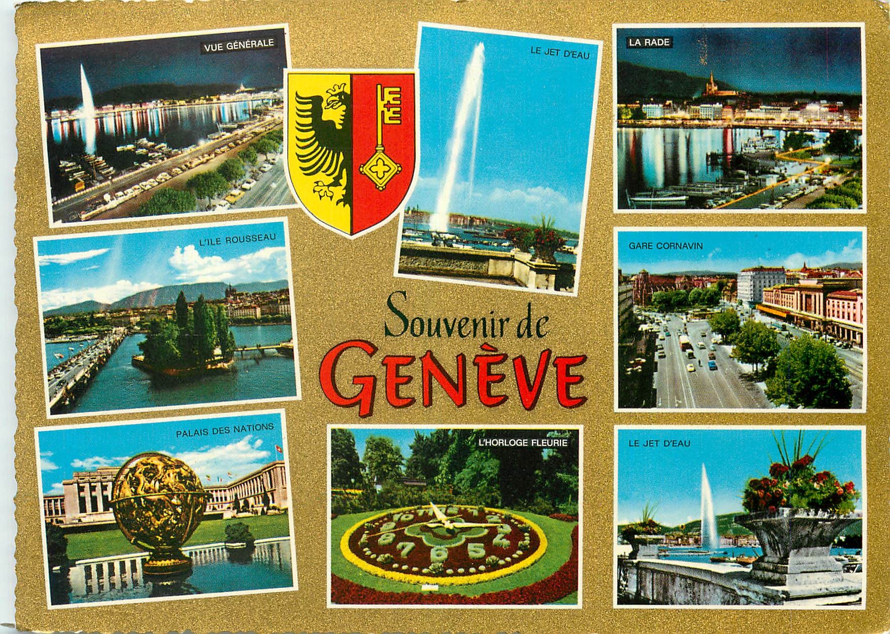 CPM Souvenir de Geneve 
