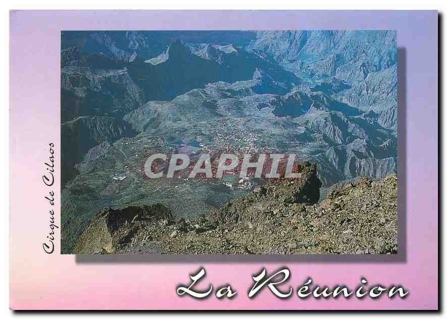 CPM Ile de la Reunion Cilaos vu depuis le piton des Neiges 