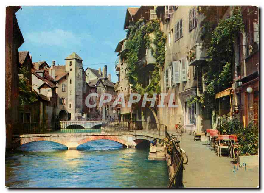 Le canal du Thiou et le vieux Annecy — Éditions d'Art YVON, série E.K.B. 209