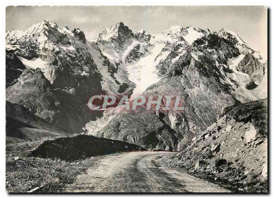 Montagnes — Le Massif de la Meije (3983 mètres), de la route du Galibier — Éditions Henri LAUJACNET