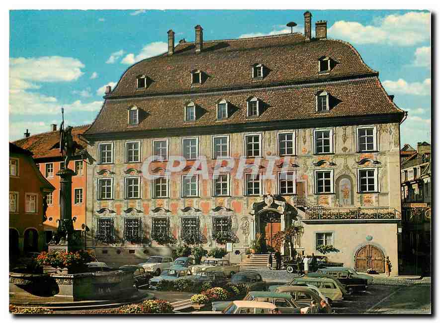 CPA Ferieninsel Lindau Im Bodensee Patrizierbau Kawatzen am Marktplatz 