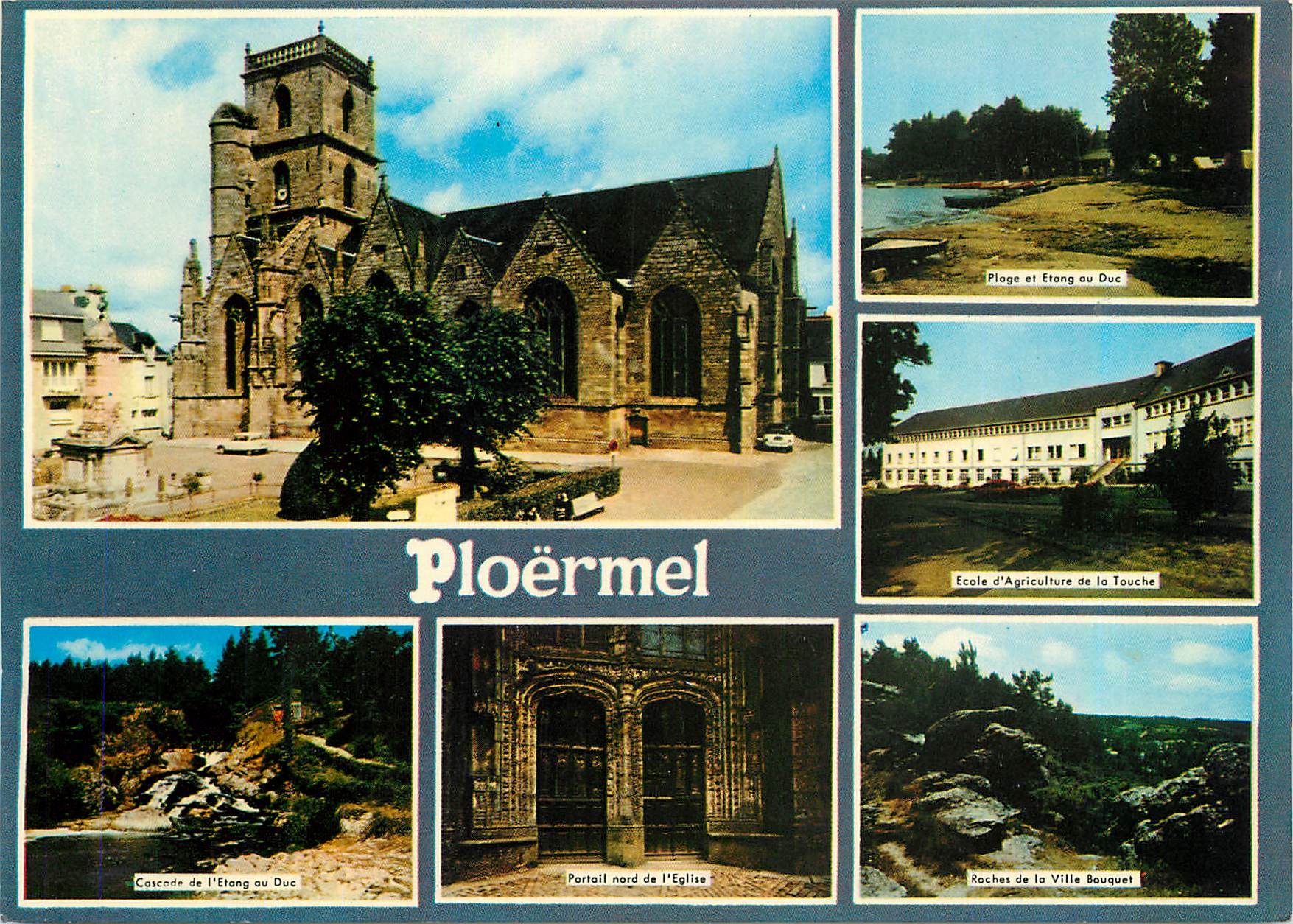Ploërmel — Vue de la ville et de ses sites — Éditions Pierre Artaud & Cie, Nantes