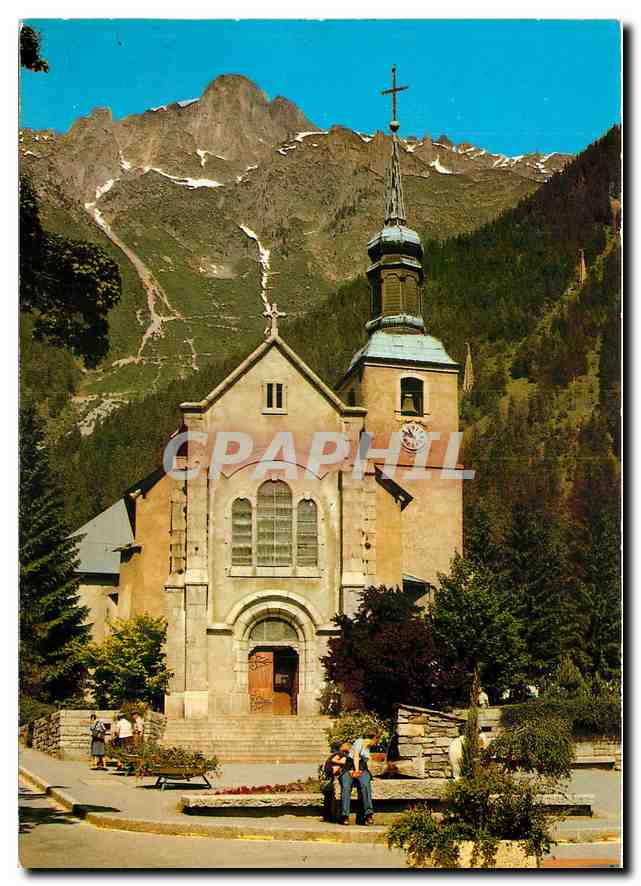 CPM Chamonix Mont Blanc Hte Savoie L'Eglise 