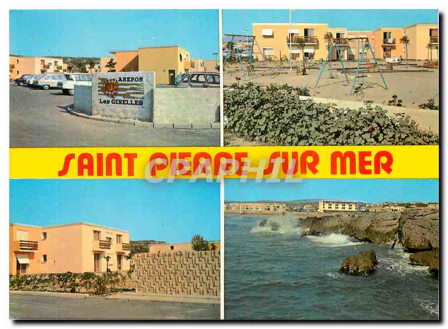 CPM Saint Pierre sur Mer Arepos Les Girelles Le rocher 