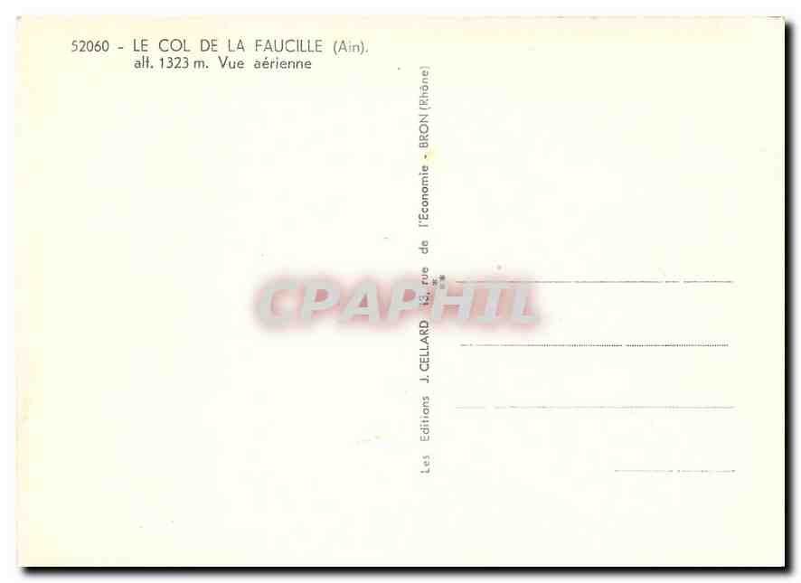 Le Col de la Faucille (Ain) — vue aérienne — Éditions J. Cellard — Reverso