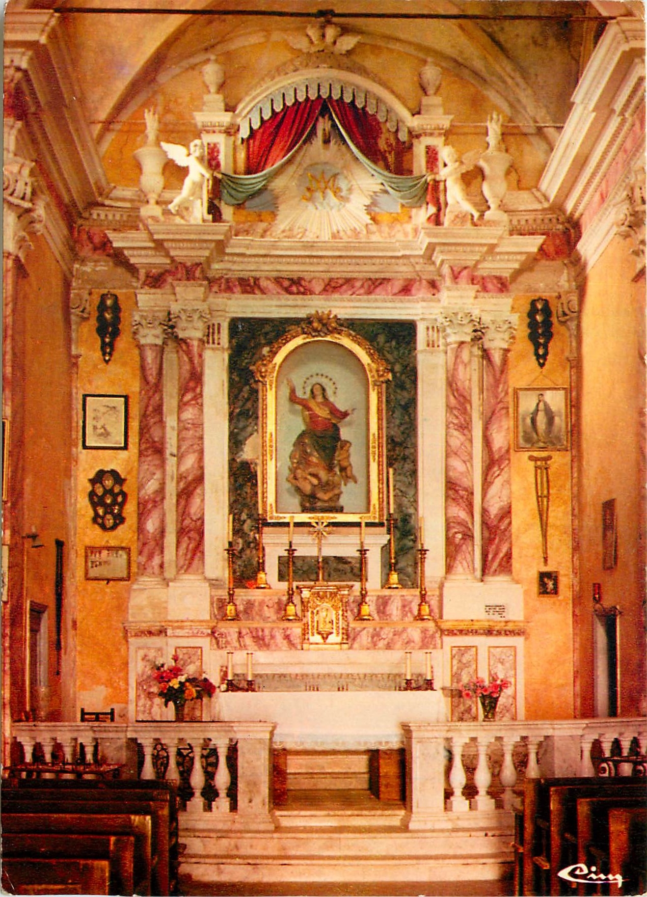 CPM Utelle Alpes Mar Sanctuaire de Notre Dame des Miracles 