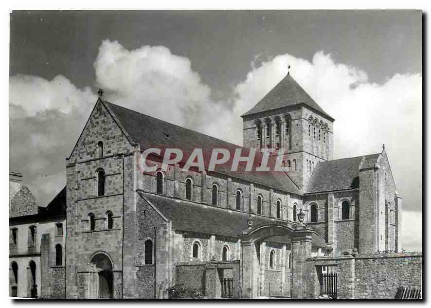 CPM Lessay Manche Eglise Abbatiale 