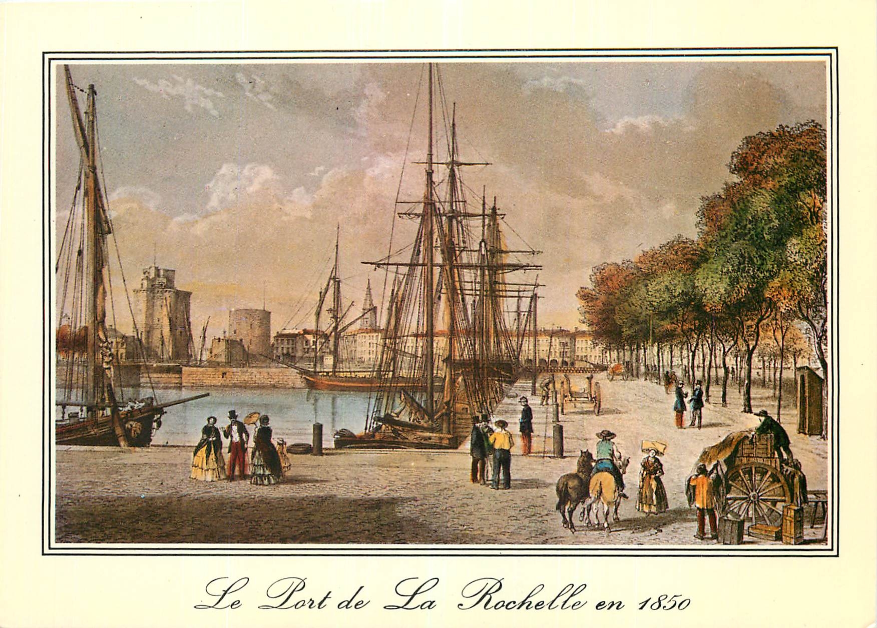 CPM La Rochelle Vieilles Gravures de 1850 