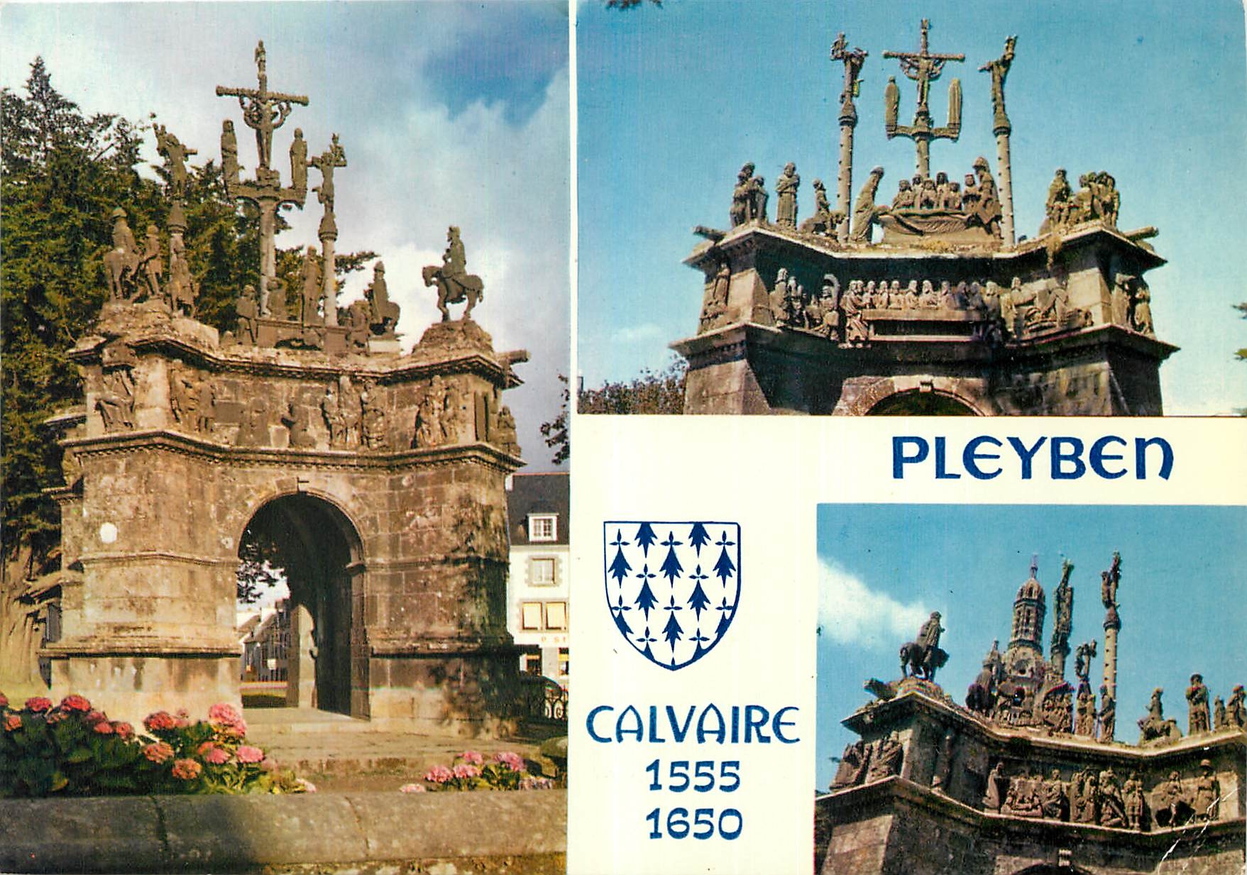 CPM Le Calvaire de Pleyben de 1555 1650 