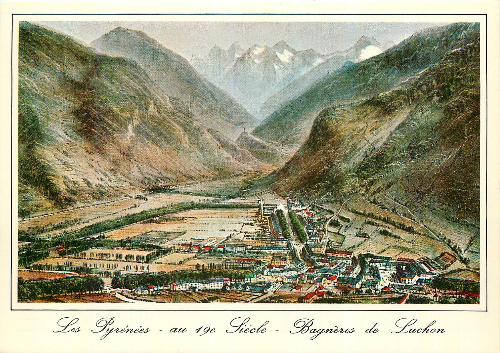 CPM Les Pyrenees Vue Generale de Bagneres de Luchon 
