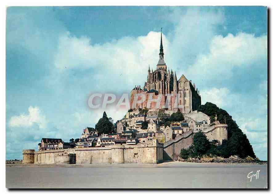 CPM En Normandie Mont Saint Michel Manche Facade Est 