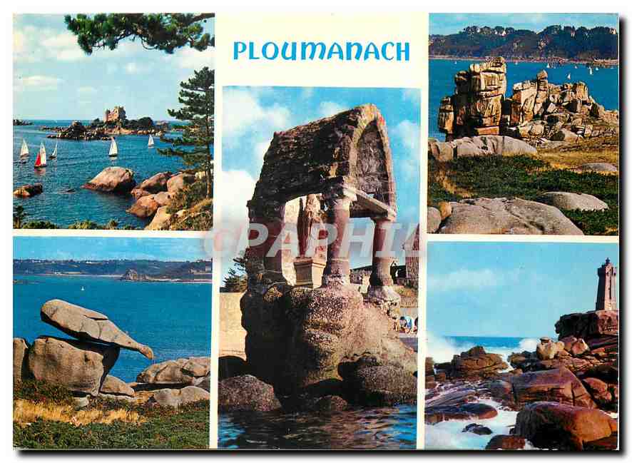 CPM Ploumanach C du N Le chateau de Costaerens 