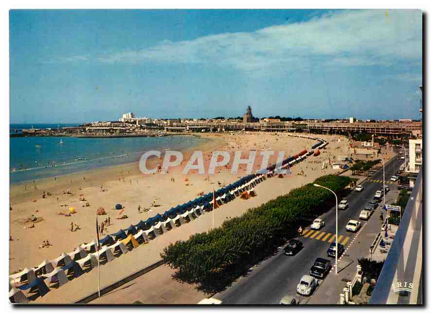 CPM Royan Charente Maritime La plage et le front de mer 