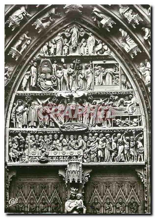 Strasbourg - La Cathédrale - Le Tympaan du Grand Portail