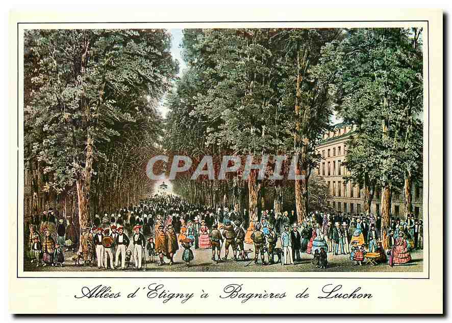 CPM Bagneres de Luchon Allees d'Etigny 