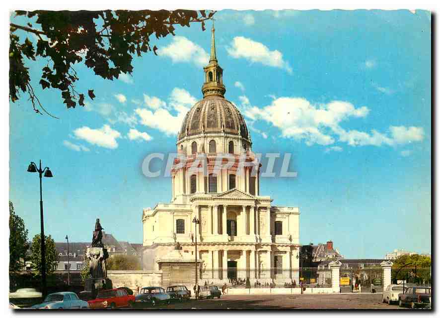 CPM Paris et ses Merveilles Le dome des Invalides vu de la place Vauban 