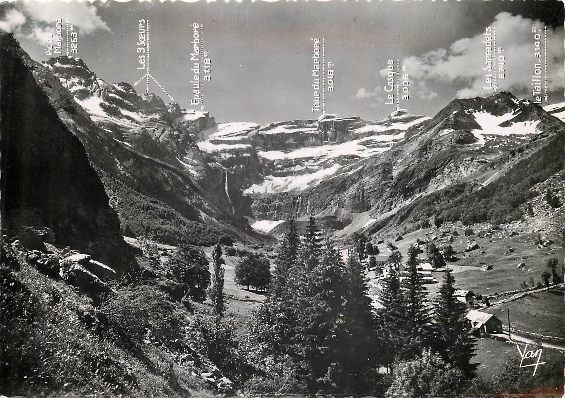CPM Gavarnie Les sommets dominant le Cirque 