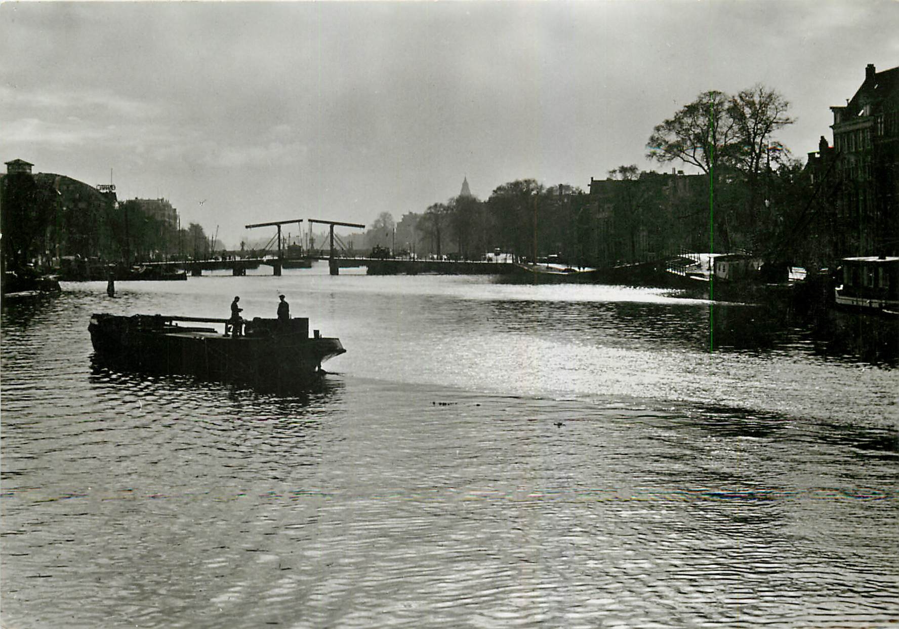 CPM Amsterdam Amstel avec le Pont Maigre 