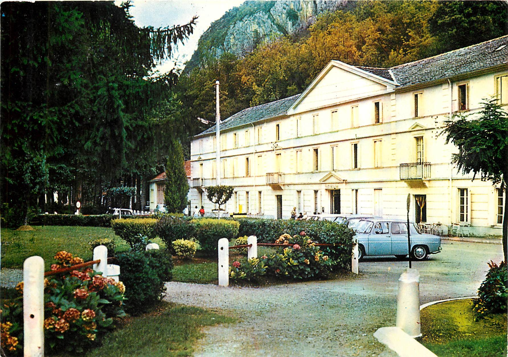 CPM Ussat les Bains Grand Hotel du parc 