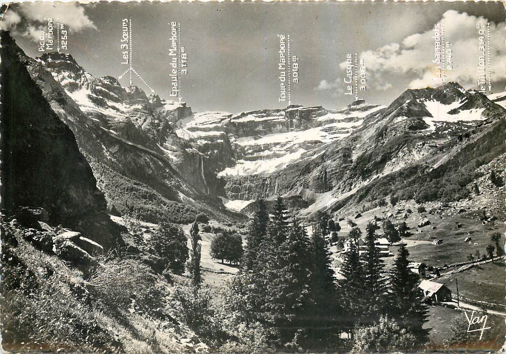 CPM Gavarnie Les sommets dominant le Cirque 