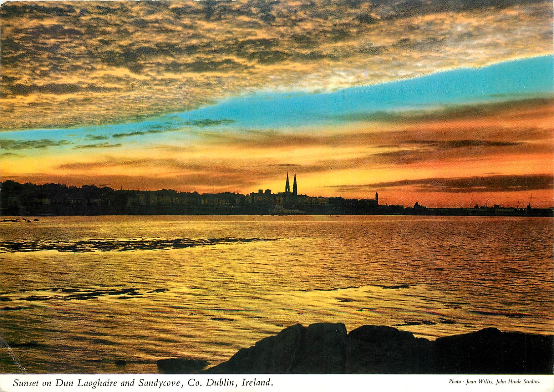 CPM Sunset on Dun Laoghaire and Sandycove Co Dublin Ireland 