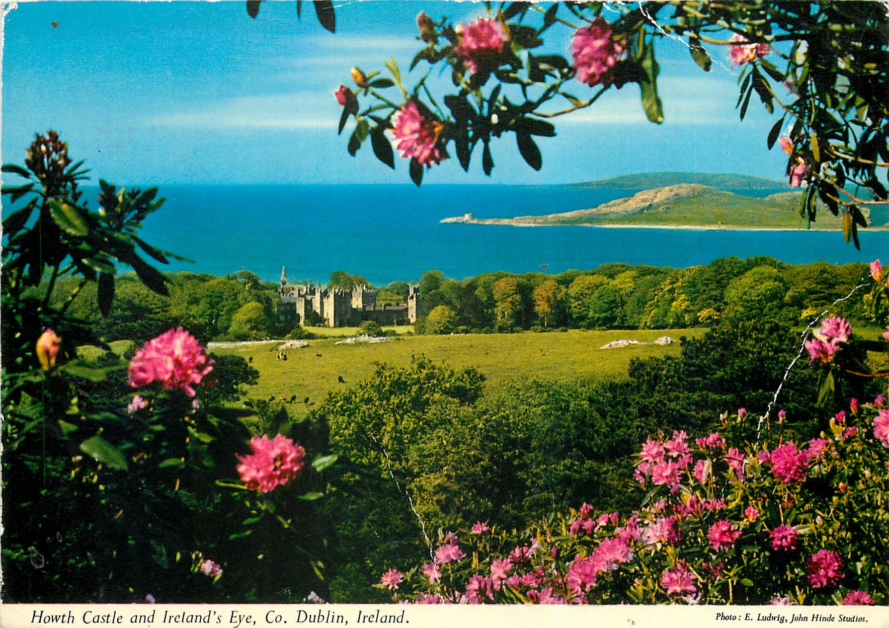 CPM Howth Castle and Ireland's Eye Co Dublin Ireland 