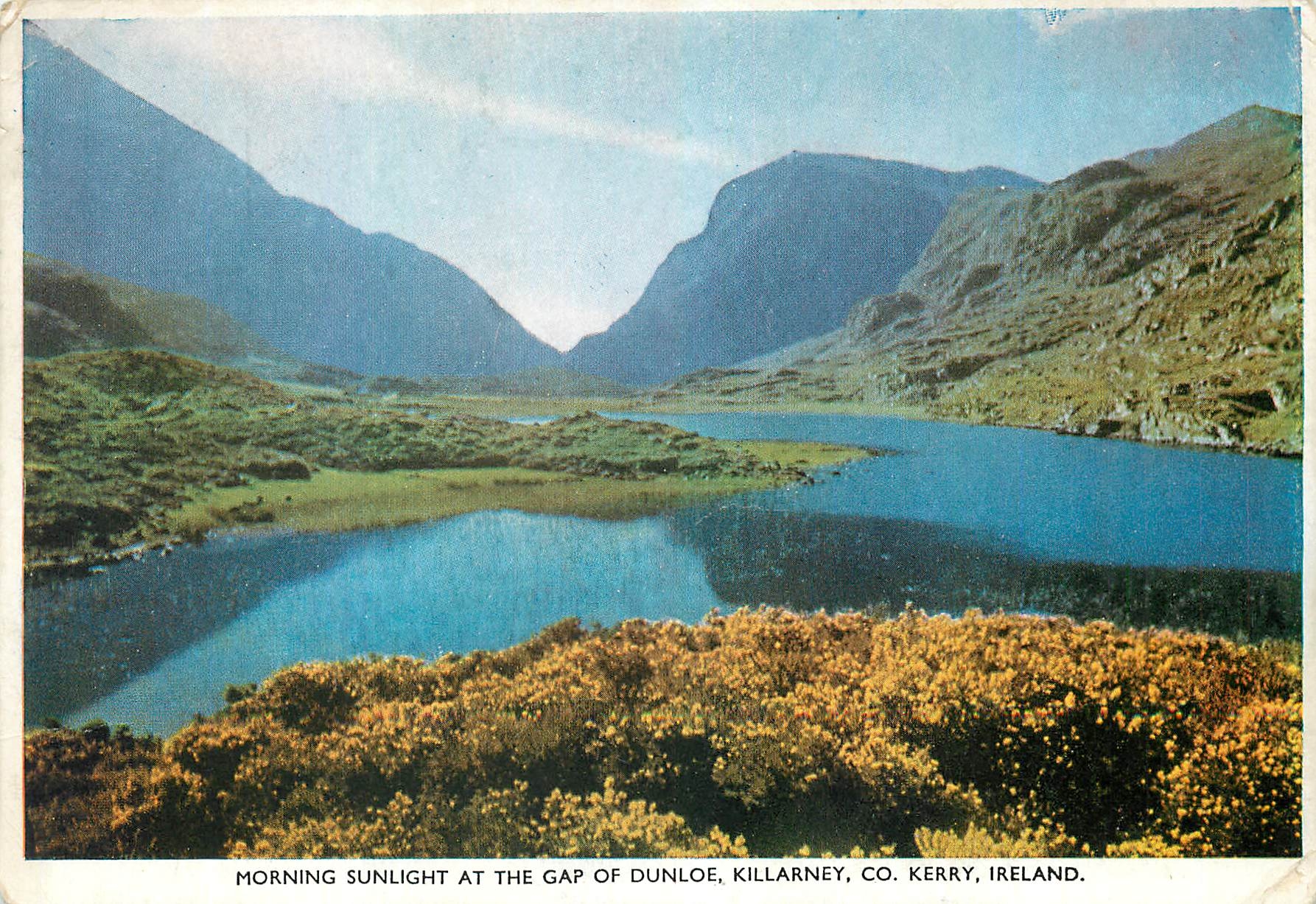 CPM Morning Sunlight at the Gap of Dunloe Killarney Co Kerry Ireland 