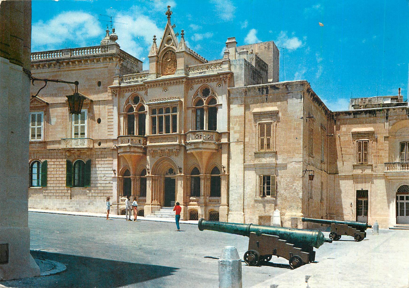 CPA Malta Looking just past the Cathedral at Mdina 