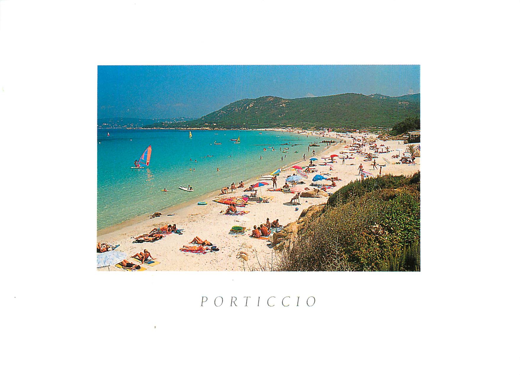 CPA Corse Plage au sud de Porticcio 