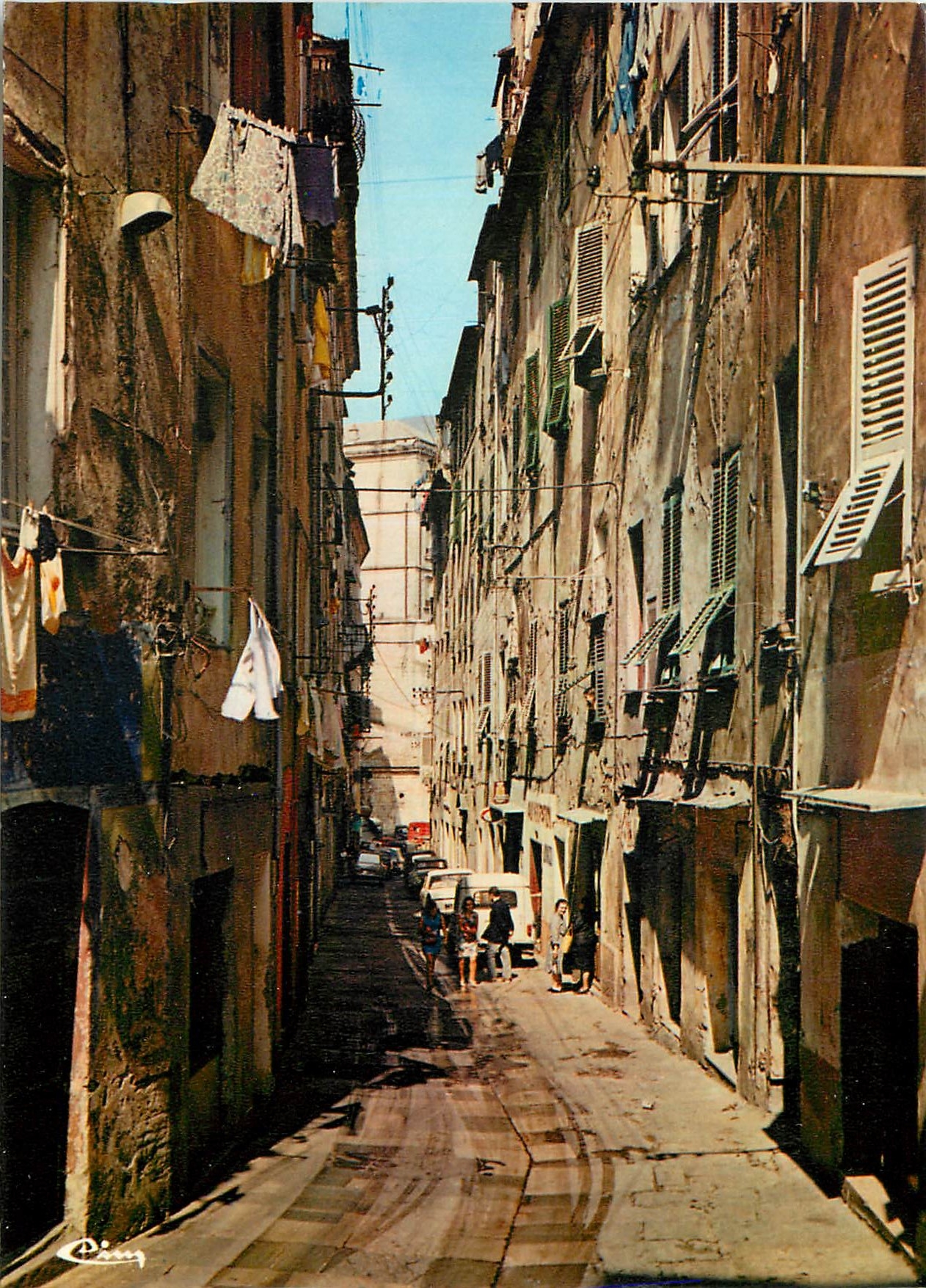 CPA Corse Ile de Beaute Paradis d'ete Bastia Une ruelle 
