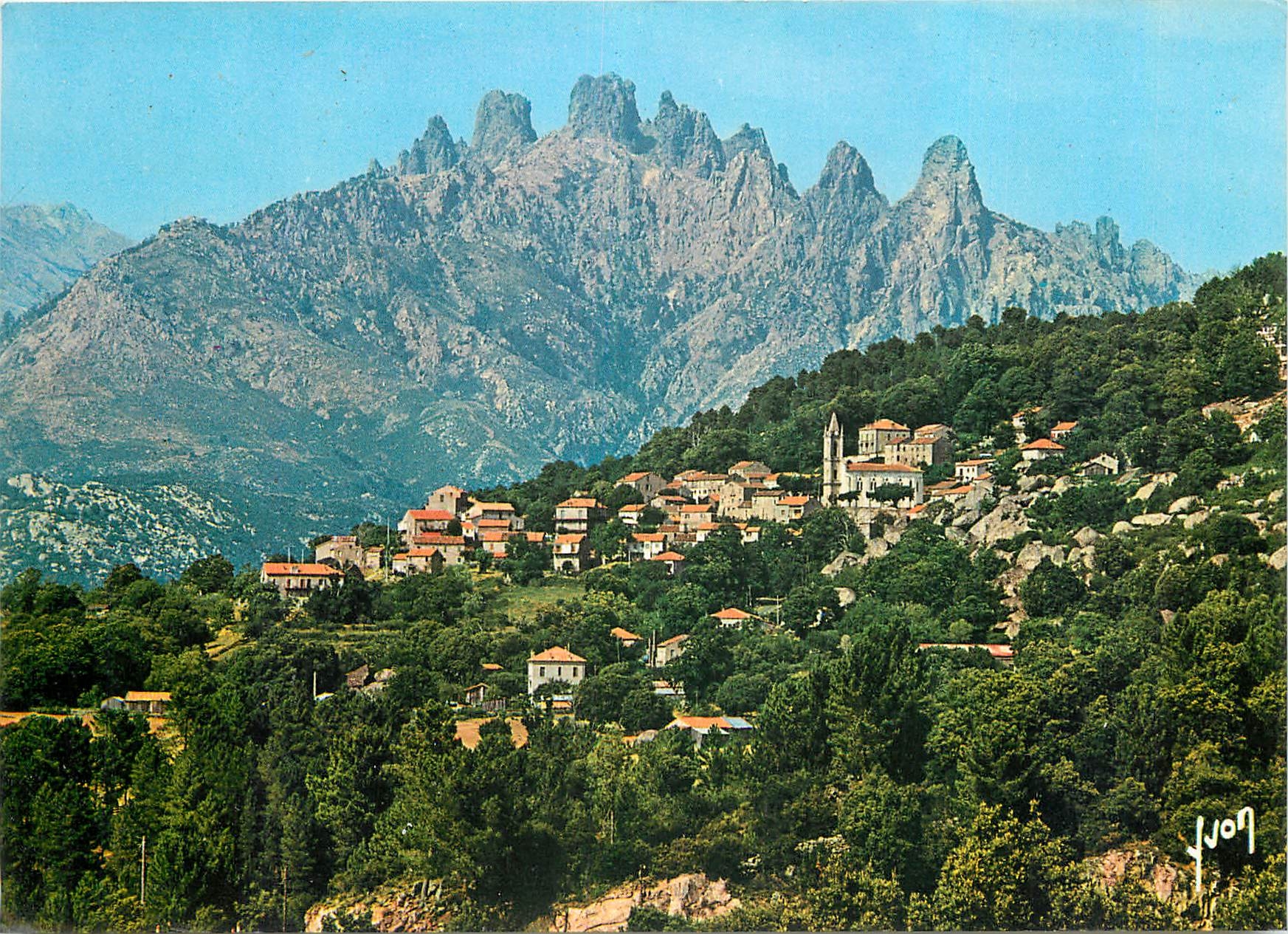 CPA La Corse oasis de Beaute Zonza Corse Vue generale 