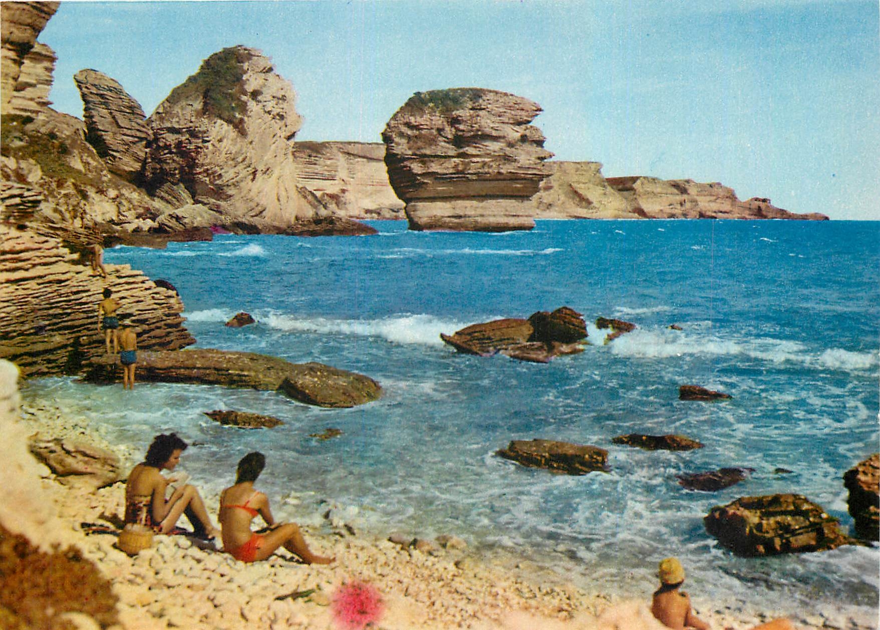 CPA Corse Ile de Beaute Bonifacio Le Grain de Sable 