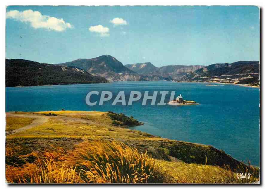 CPA Lac de Serre Poncon La Baie St Michel 