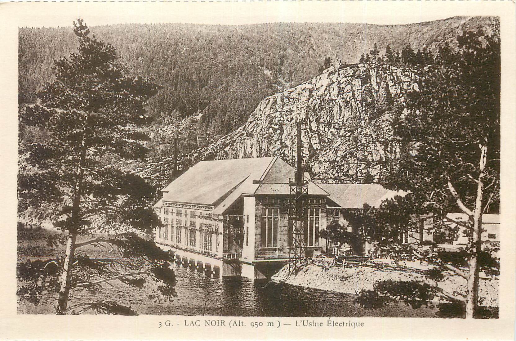 CPA Lac Noir L'Usine Electrique 