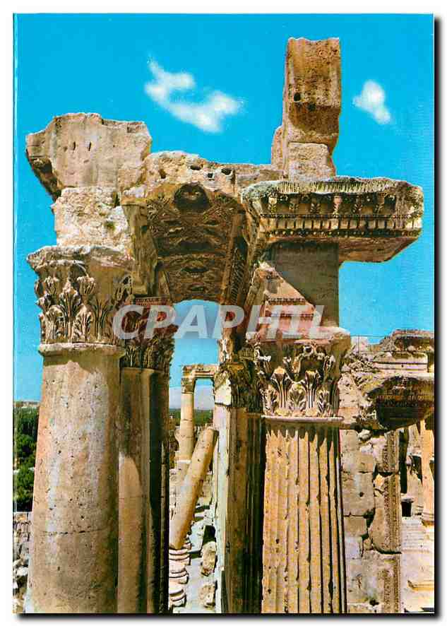 CPM Lebanon Detail des Colonnes du Temple de Bacchus 
