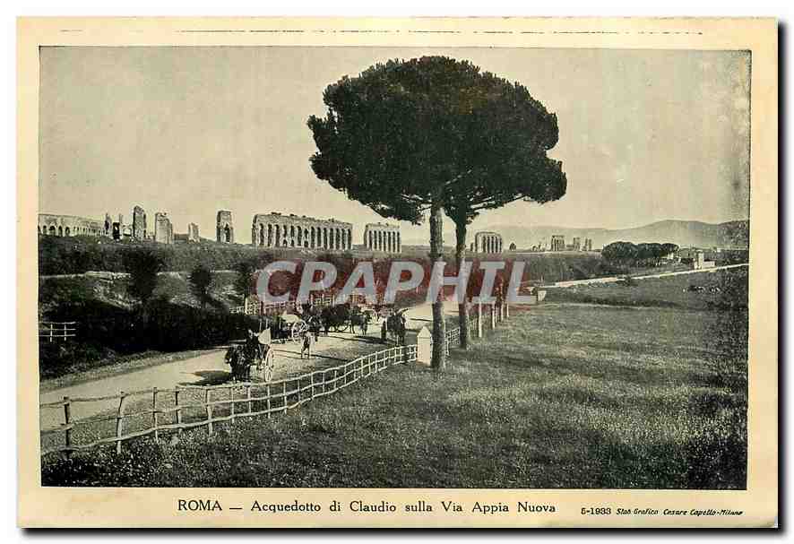 CPM Roma Acquedotto di Claudio sulla Via Appia Nuova 