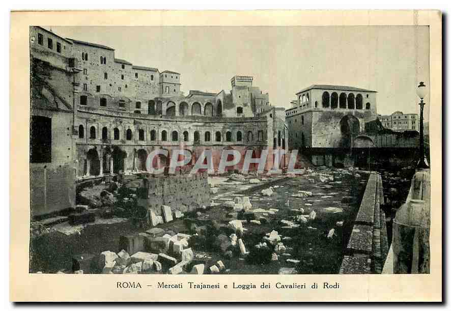 CPM Roma Mercati Trajanesi e Loggin dei Cavalieri di Rodi 