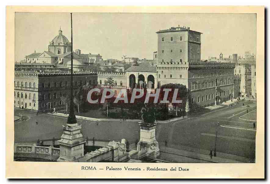 CPM Roma Palazzo Venezia Residenza del Duce 