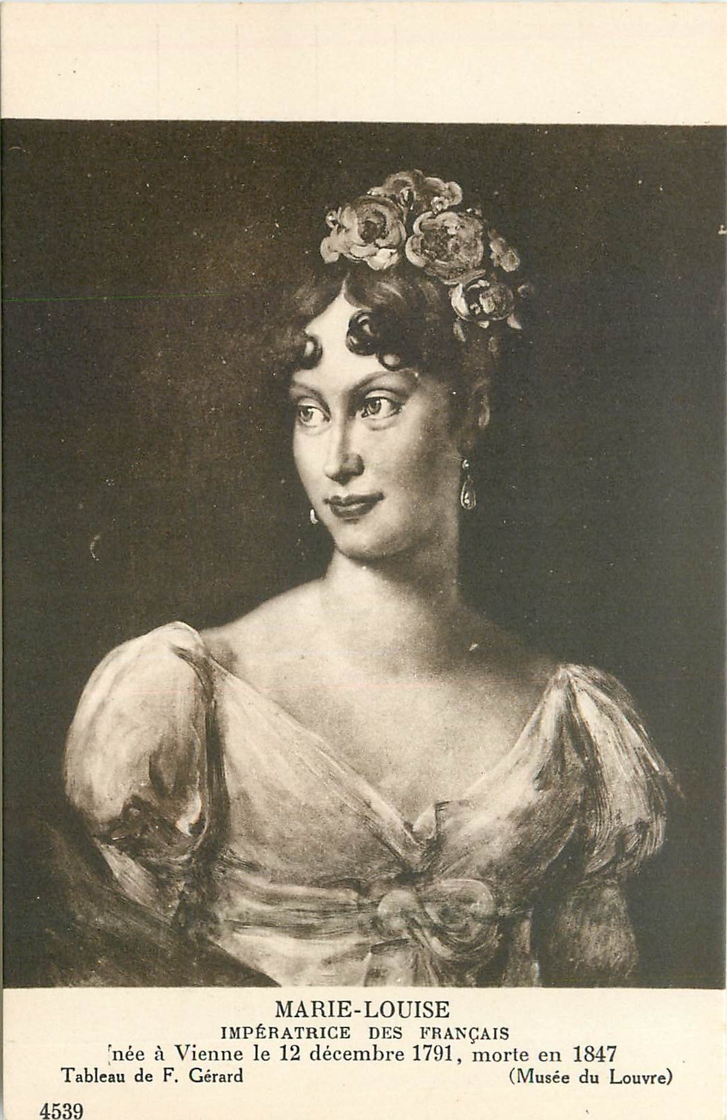 CPA Marie Louise Imperatrice des Francais Musee du Louvre 